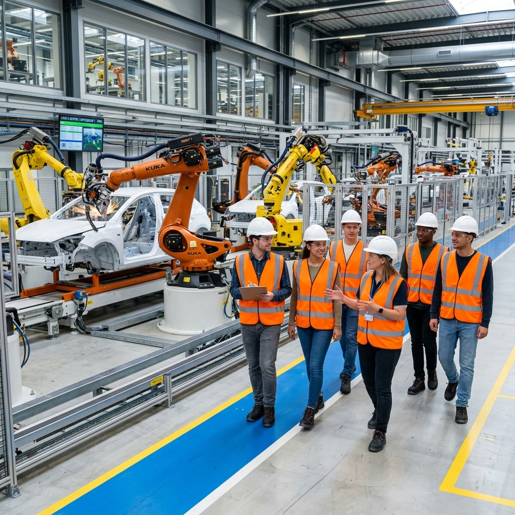 Kunjungan Industri D4 Teknik Manufaktur ke Kawasan GIIC